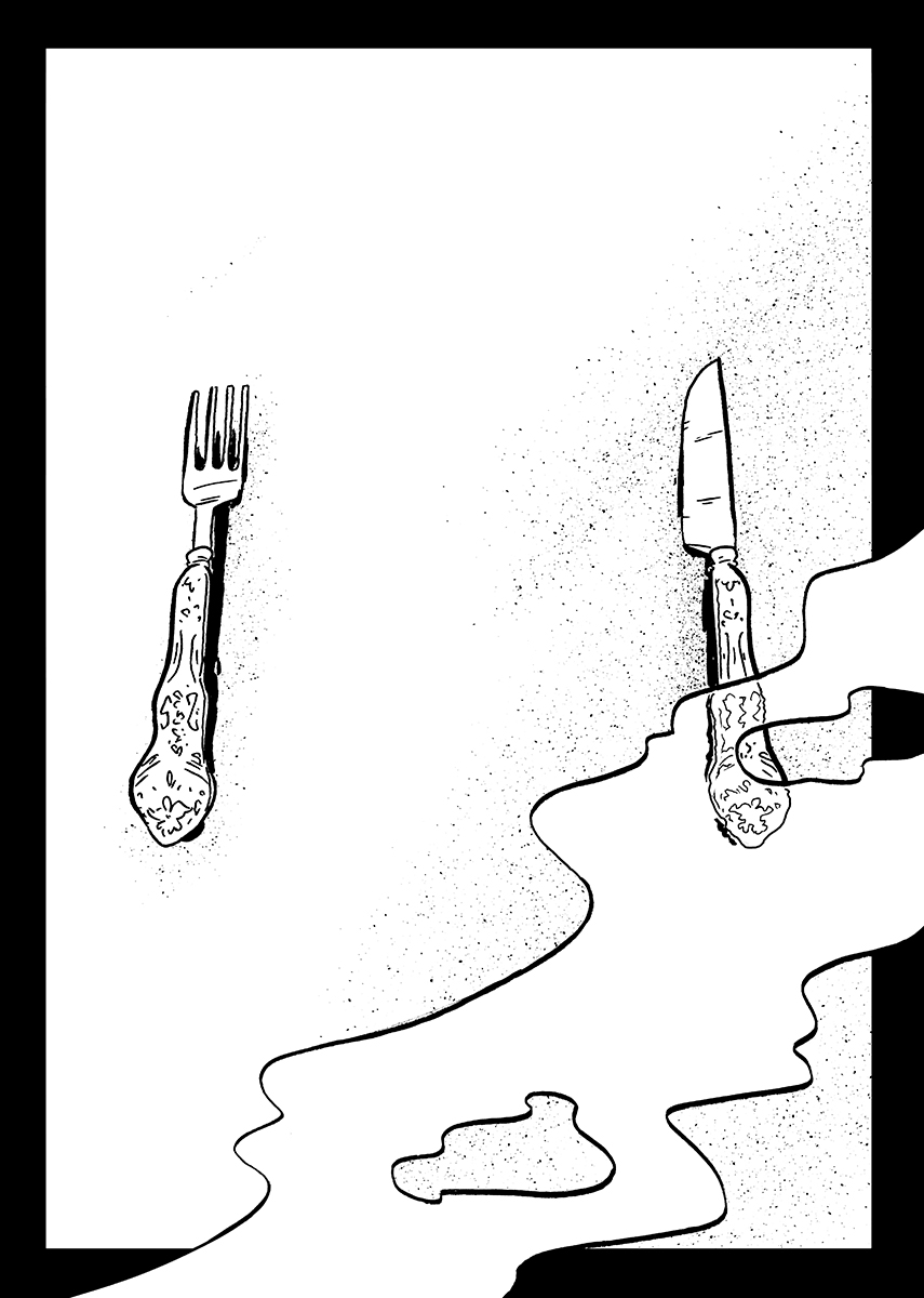 evegwood's tweet photo. I was planning on posting this later this summer but now seems as good a time as any. Here's the entirety of ORANGE PLATES, a comic about loneliness and coming out. (1/7) https://t.co/RzDLeNs9wd