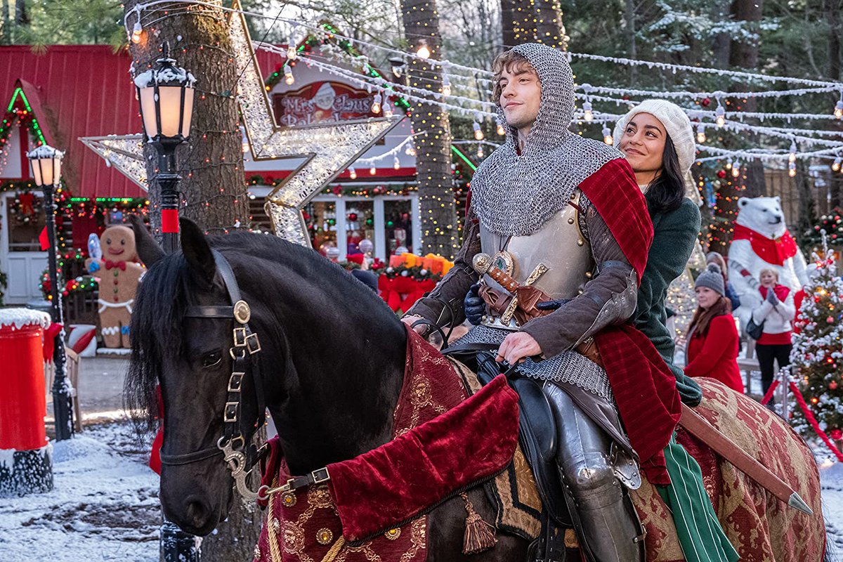  #TheKnightBeforeChristmas (2019) Okay so it's bad like really bad, with some questionable acting and horrible script and it is really cheesy BUT it's enjoyable? Like i had fun watching it.