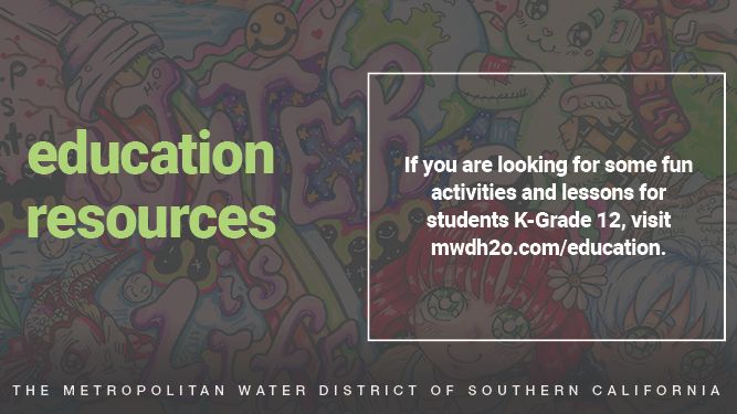 mwdh2o's tweet photo. We have online education resources for your kids to keep them entertained and learning. Check out activities today: https://t.co/sAatojFdpM. #thinkh2o https://t.co/hdH4b4On2V