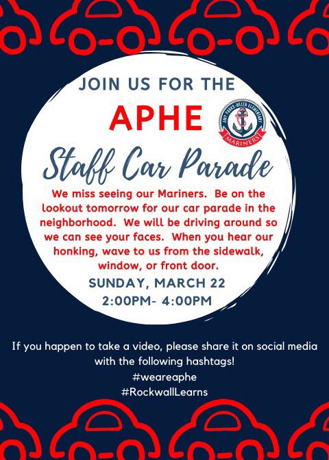 I love &amp; miss my APHE families — look forward to waving hello tomorrow! 💜 #weareaphe #bettertogether