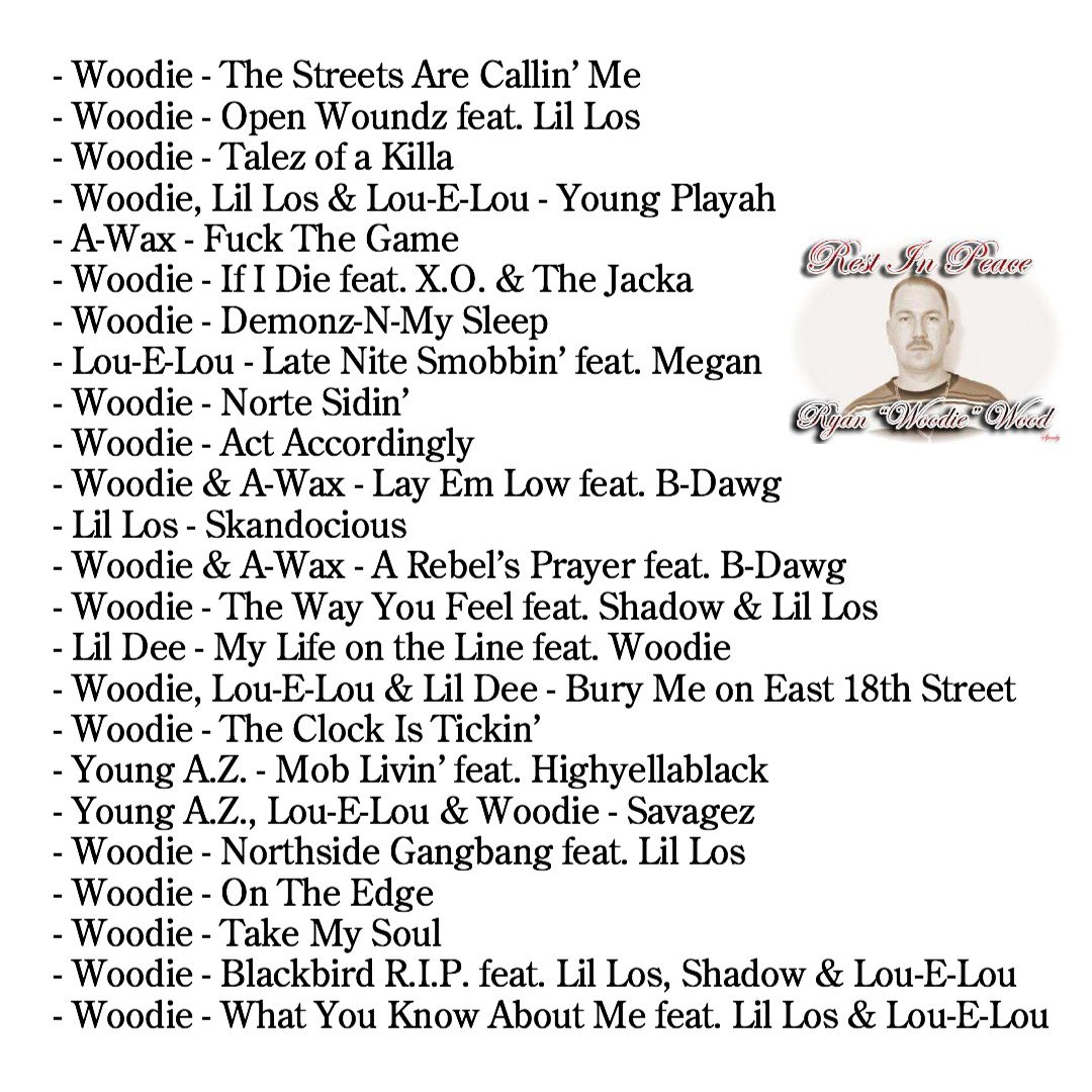 Created myself a playlist of my favorite Woodie songs to bump on lockdown - bit.ly/ripwoodie