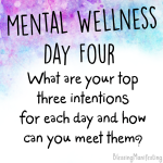 pricklytherapy's tweet photo. For day 4, let’s take a moment to set 3 daily intentions. Intention setting can be a powerful practice to help you set a mindful and positive tone for your day. It can also be a tool to be present and manage stress. 
#mentalwellness #31daysofselflove #selfcare https://t.co/9EgosdR0VH
