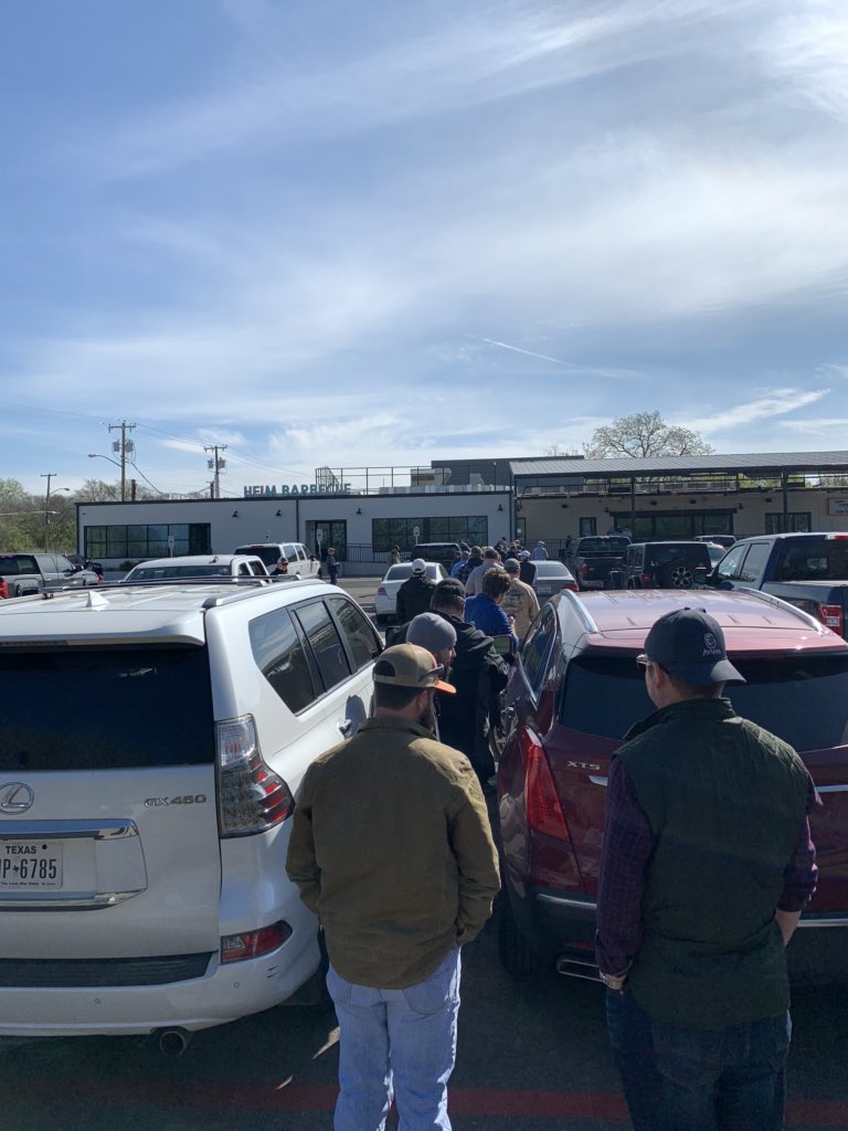 HeimBBQ's tweet photo. Wow! Sold out of 20+ cases of cold briskets in about an hour. Sold more BBQ today than we have the whole week. I am not exaggerating when I say thank you, this gives us another week or so without having to lay off employees. We’re doing everything we can to support our family!!! https://t.co/JHbuyQ9qOw