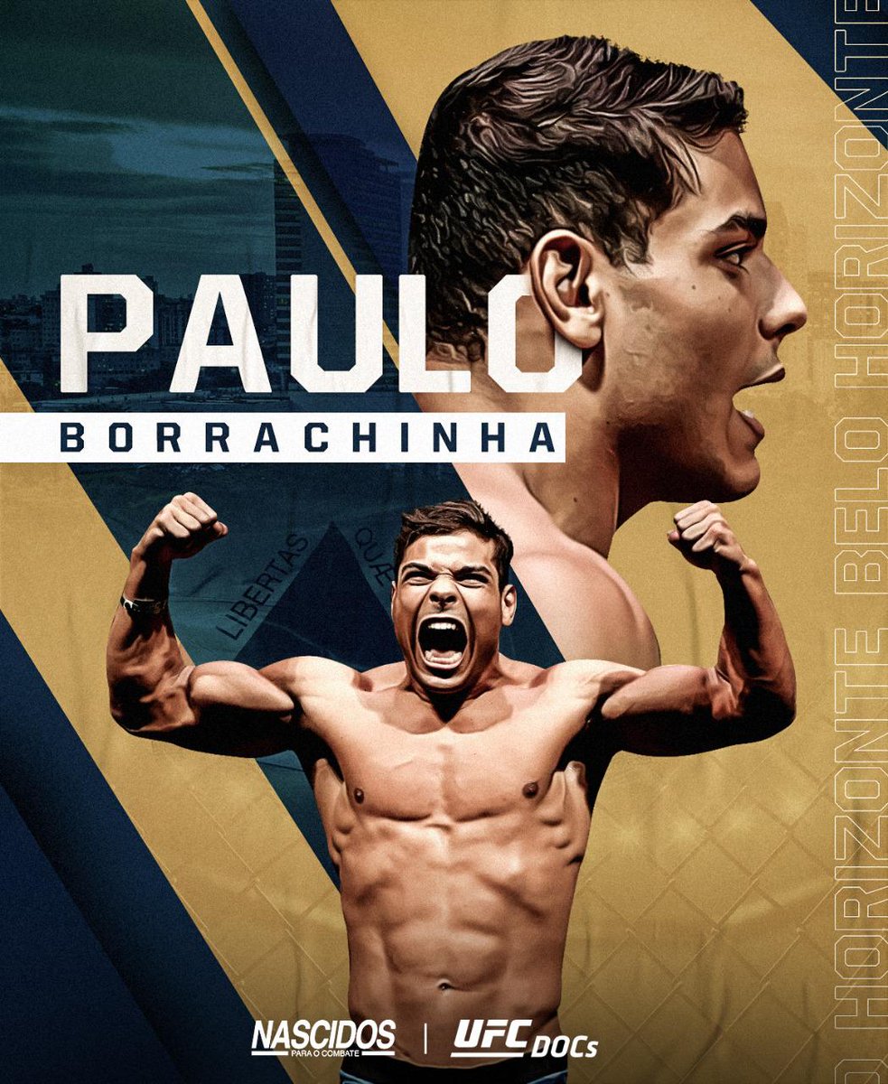 UFCBrasil's tweet photo. Em breve, às 21h20 (horário de Brasília), vai ter episódio completo do Nascido Para o Combate com o @BorrachinhaMMA no nosso Facebook ➡ https://t.co/WPElGHopeR #fiqueemcasa

O #UFCDocs tem mais de 70 horas gratuitas de conteúdo para você, basta acessar https://t.co/9XK2Bcwtah https://t.co/pdogeSea0i