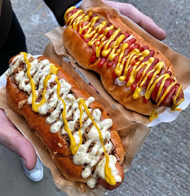SATURDAY HOT DOG DELIVERY. 
Hitting the weekend after the most surreal, devastating week and we are still going. Don't forget, Bermondsey we have you covered for awesome food to your door. 15% DISCOUNT on orders over £20 through <a href="/deliveroo/">Deliveroo</a>!
#OhMyDog ift.tt/3a5cb7z