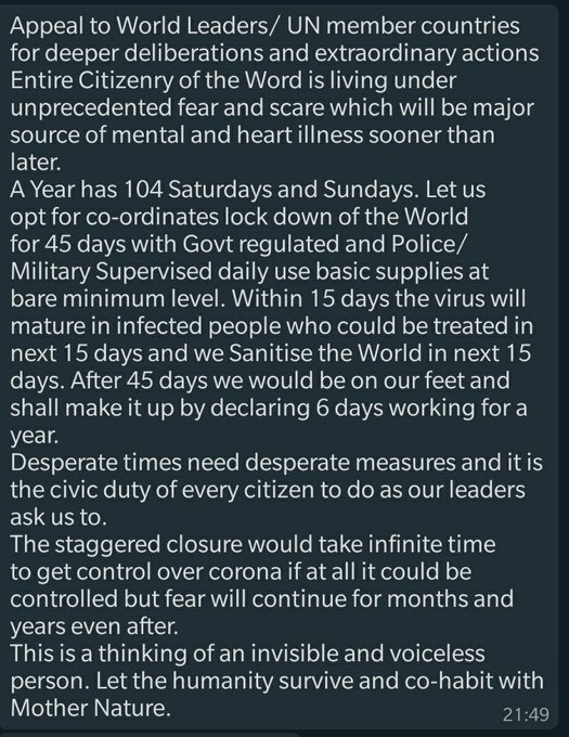 PresidentCutm's tweet photo. #Covid_19 #BreakTheChain #supportlockdown #indiafightscoronavirus #CoronavirusPandemic #Coronafighters #coronavirusindia #WorldAgainstCorona https://t.co/D3qiWuMn6G