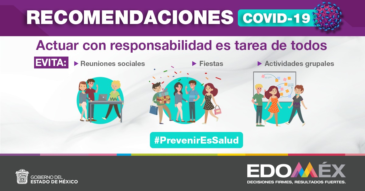 Resultado de imagen para PROTEGETE DEL CORONAVIRUS SECTOR SALUD EDOMEX