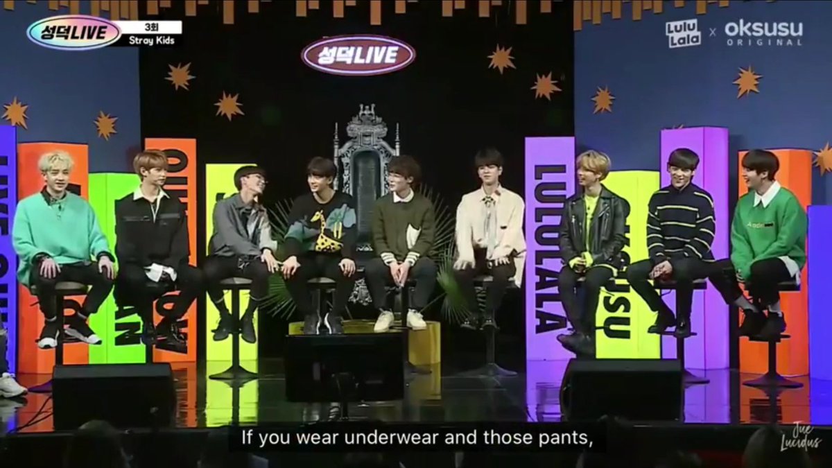 he doesn't wear underwear when he sleeps and i don't even think i can count the number of times skz has exposed him for this BYE