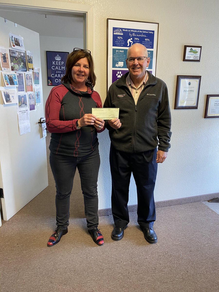 AndyBoyInc's tweet photo. In collaboration with @growershipperassociation our President and CEO John D’Arrigo has launched the #AgChallenge . Together, we challenge other local agriculture companies to match the $20K donation that was made to the Food Bank for Monterey County & Meals on Wheels Salinas! https://t.co/mDTwUdxP4A