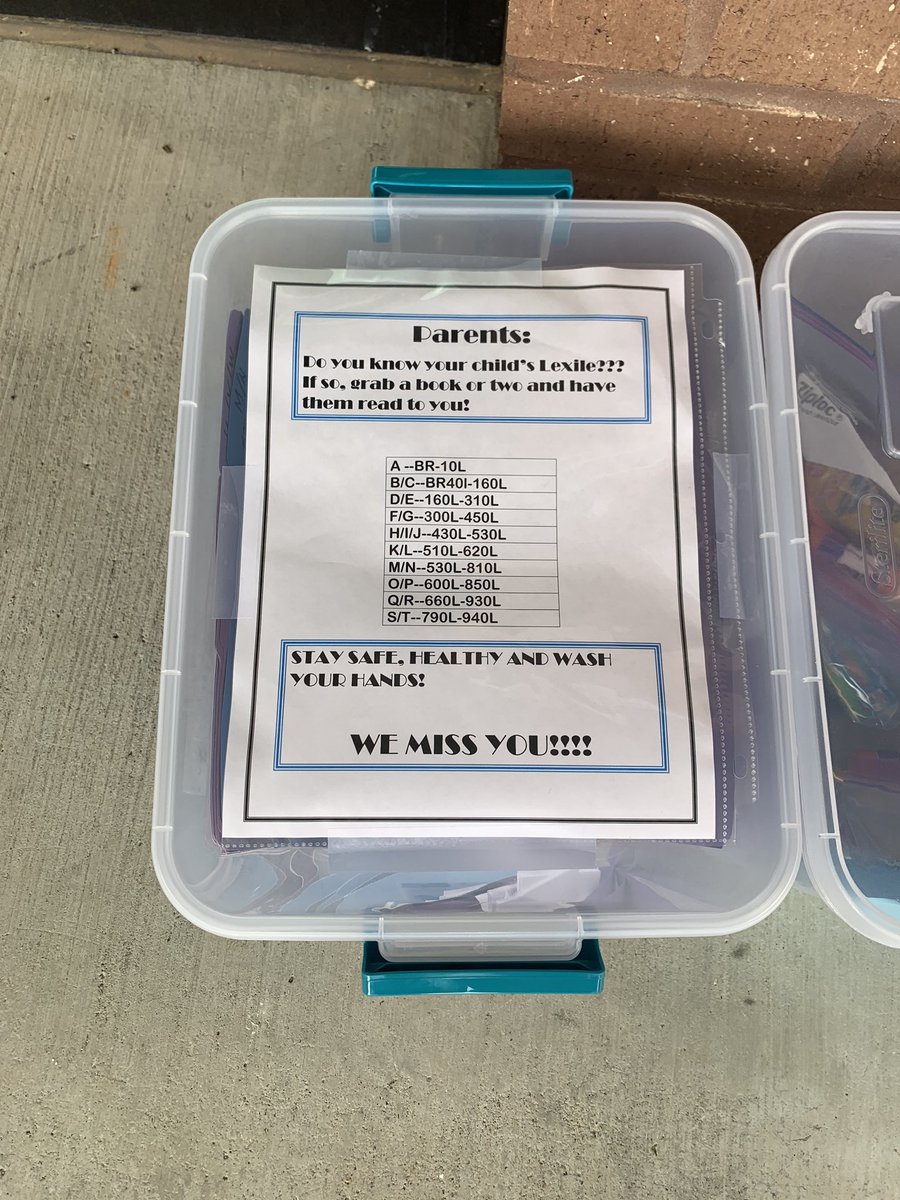 Supplies are replenished for our kiddos at Ragsdale!  It has been nice seeing families come and pick up work! Stay healthy and wash your hands! <a href="/annarnold/">annarnold</a> <a href="/pauldingboe/">Paulding County School District</a>