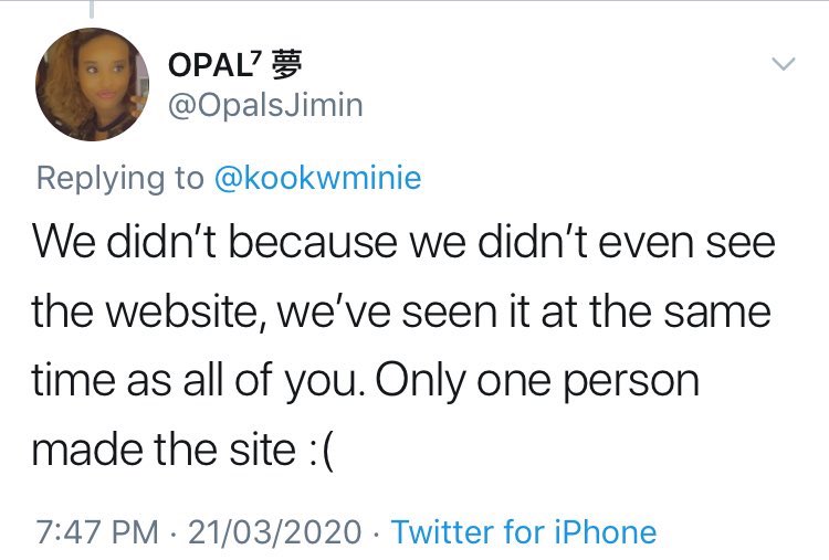 More of them saying it was her. Also want to point out it’s the same site she used to make the army theory site (webador), so obviously she is behind the bulk of the work.