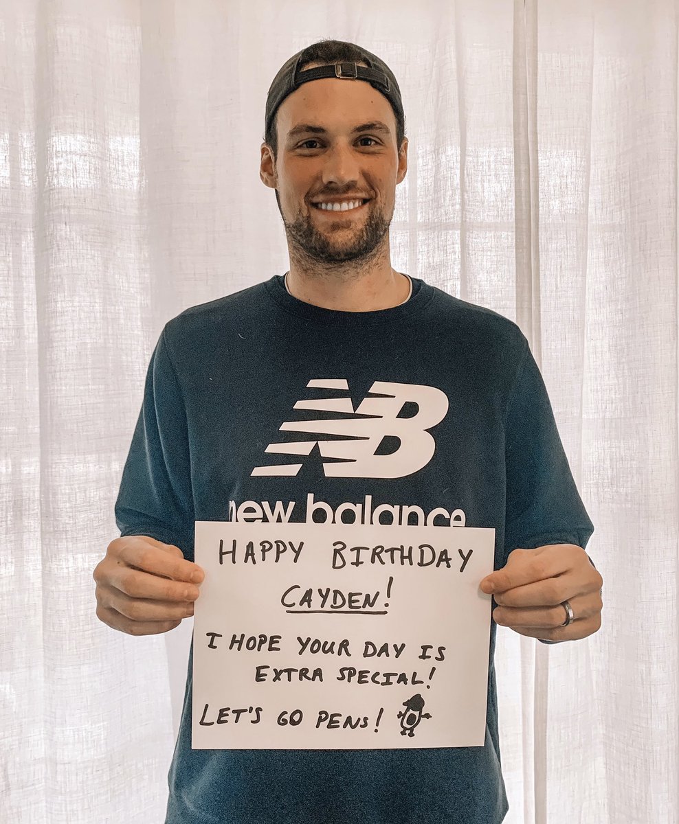 penguins's tweet photo. @Ms_Smith_LWHS @pensfoundation Happy early birthday Cayden! 🥳 https://t.co/1uP3mLQtUL