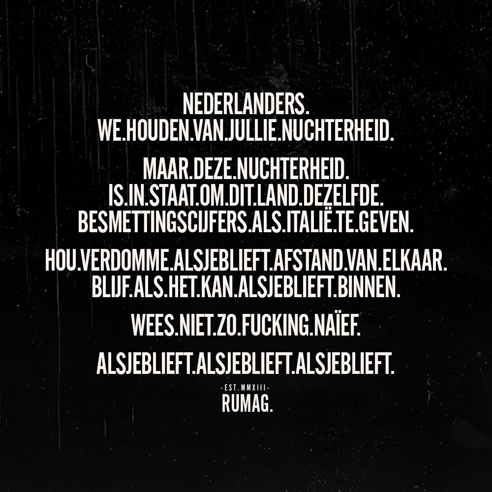 #covid19Nederland #coronanederland #rumag