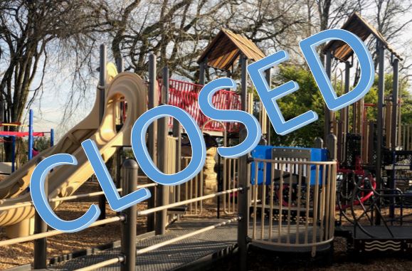 burnabyschools's tweet photo. All playgrounds on school district property are CLOSED, effective immediately. Together, we can #FlattenTheCurve. Not sure what to do for fun? Check out our information graphic, Ministry of Health approved, for families re. #SocialDistancing &amp; #COVID19 : https://t.co/Ug7LvgQzn1 https://t.co/dsABXsDTER