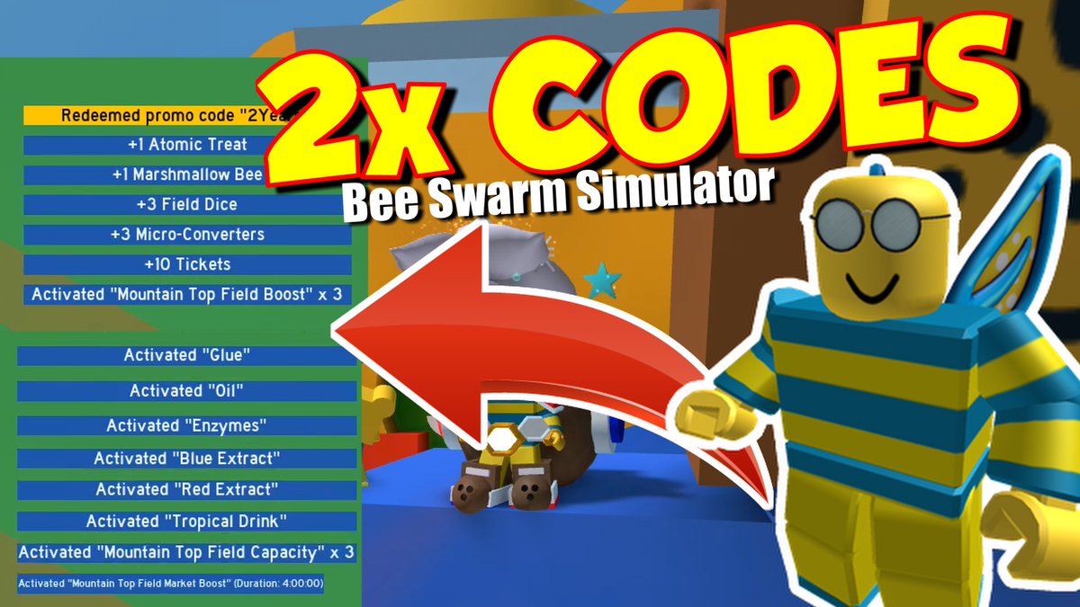 Bee Swarm Simulator Codes List 2020 May