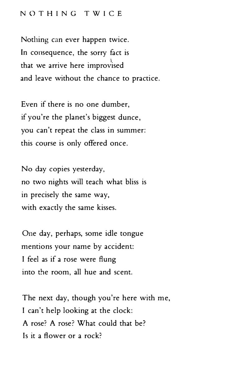 Monica On Twitter Nothing Twice By Wislawa Szymborska Internationalpoetryday Https T Co Ssqtxhcsag Twitter Monica On Twitter Nothing Twice By Wislawa Szymborska Internationalpoetryday Https T Co Ssqtxhcsag Twitter
