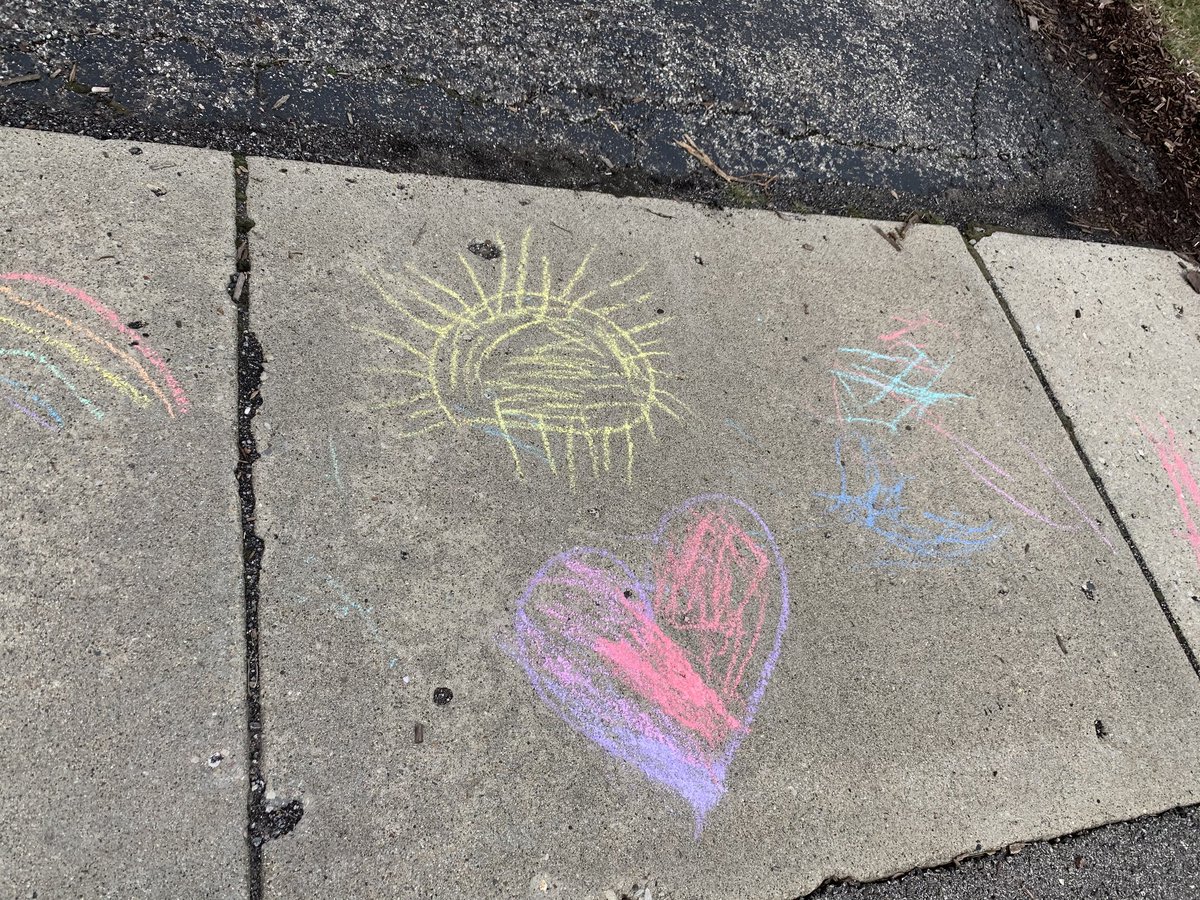 Steph_Sukow's tweet photo. Spread a little joy today by participating in #ChalkTheWalk!
#CGSpark #BeKind #ChooseJoy https://t.co/wcpf5Eo0rL