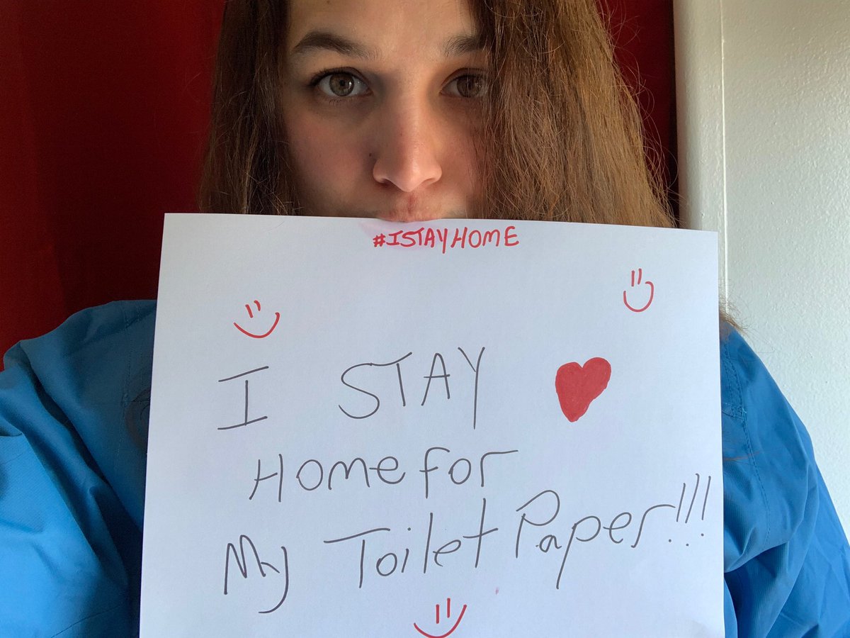 MarinelaPavleti's tweet photo. I STAY HOME ๐ก For My Toilet Paper!!! ๐งป #stayhome #strongitaly #strongamerica #wefighttogether #goofymarinelapavletich #marinelapavletich #toiletpaper ๐ https://t.co/CjKqgcwpt8