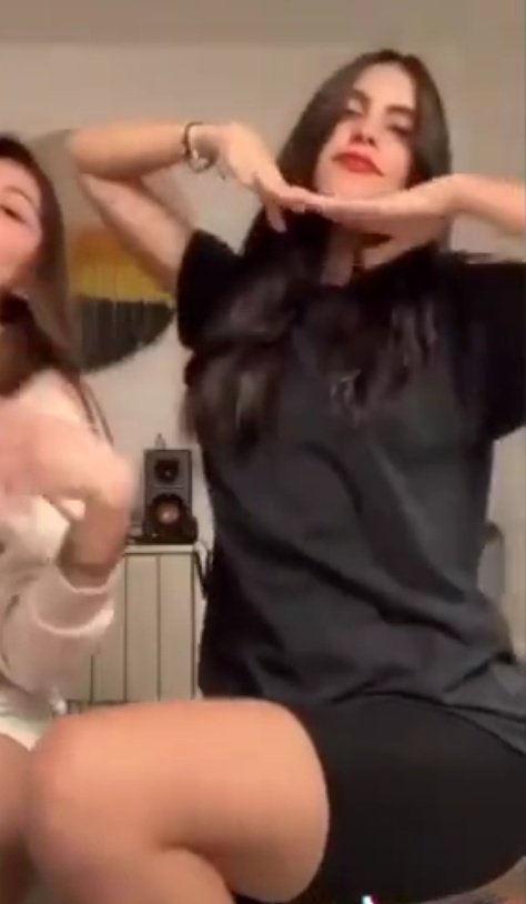 I woke my dorm up trying to screen shoot this last night. So thanks, B Another TikTok, another pose 