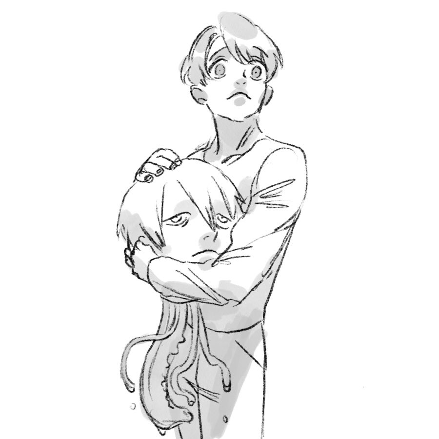 「Thinking abt a story...... 」RIKAの漫画