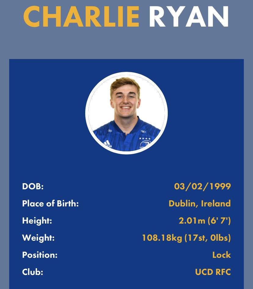 leinsterrugby's tweet photo. Folks. Go find yourselves a Charlie Ryan and stay a good Charlie Ryan away from the nearest person. That is two metres / 6’ 7”. That is what @HSELive and @roinnslainte have advised. Play your part. Do the simple things. #FlattenTheCurve #SocialDistancing https://t.co/53yDV97nD1