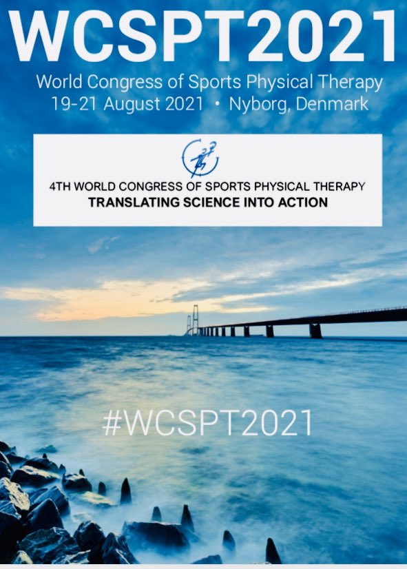 GET IT in the calendar. Spend some quality summertime in Denmark. The next <a href="/IntFSPT/">IFSPT</a> World Congress will be in Denmark, August 19-21, 2021. Full programme for 4th World Congress in Sports Physical Therapy: “TRANSLATING SCIENCE INTO ACTION” will be up August 2020.  #WCSPT2021