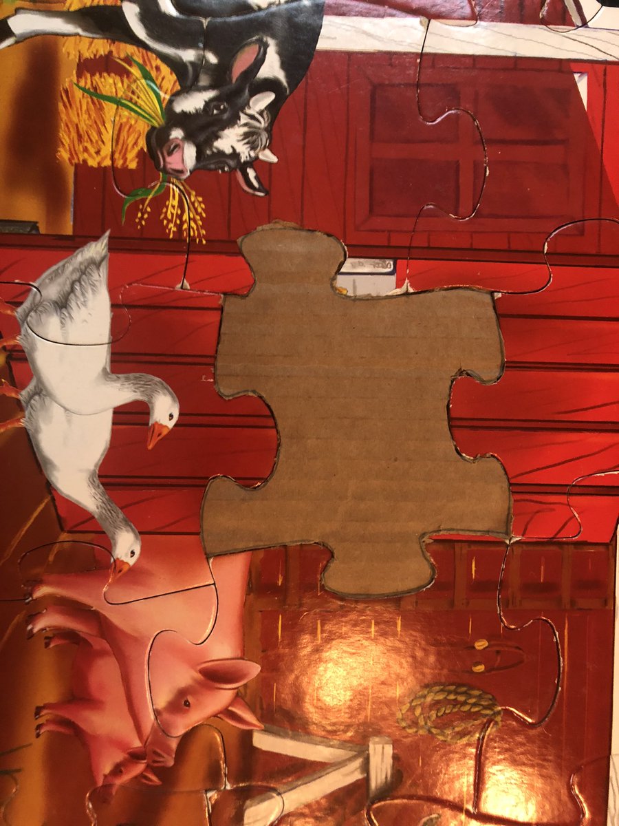 DanielCHarbert's tweet photo. While doing puzzles w/ Declan we found we were missing some pieces...used the EDP to make new ones and next week for art he will draw &amp;/or color what he thinks they should look like. @Stillartngarden #STEMcobb #homeschool2020 https://t.co/a8VGi28vjC