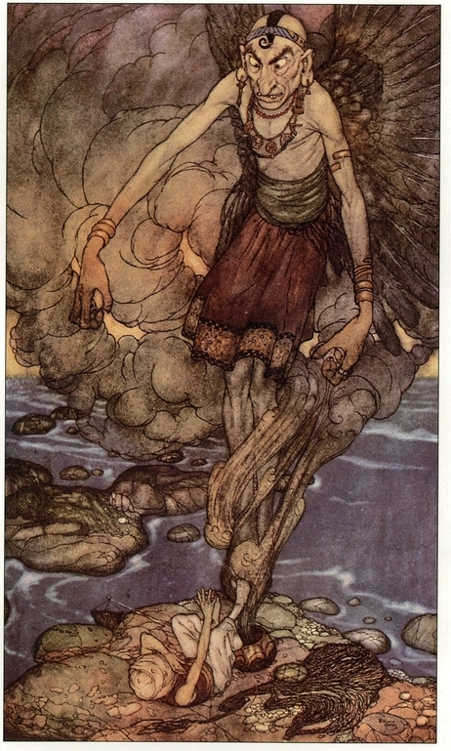 But who put them there? The answer is inevitably King Solomon - who imprisoned all of the rebellious jinn (genies) who rebelled against him. [In the tale of the Fisherman and the Genie, the genie fears that he was released to be punished by Solomon again!]