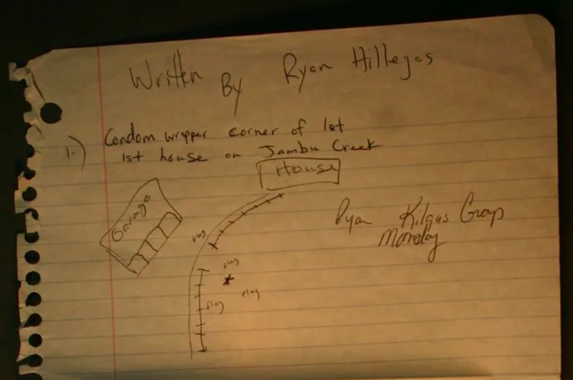 39Magilla's tweet photo. #MakingAMurderer 
Is it possible Ryan Hillegas writes left handed?   If so, how could he have written on the back of his left hand?

https://t.co/GJkDLbT2qA https://t.co/GtOdZTszFP