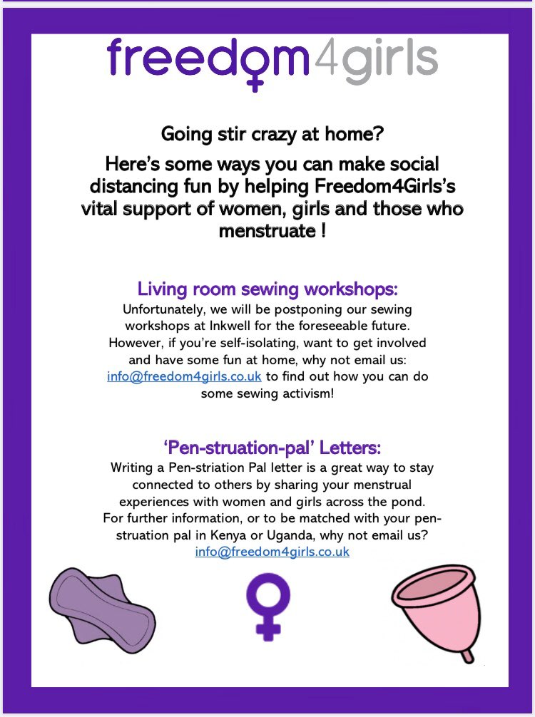 freedom_4_girls's tweet photo. 2/2 Locations of collection points attached. Physical distancing combined with social support will be in place 💜 #keepcalmandcarryon #heretosupport @PAFRAS_Leeds @Touchstone_Spt @BasisYorkshire @leeds_women @LeedsWomensAid @joannaproject1 @foodaidnetwork @LeedsRF 💜 #freeperiods https://t.co/RQA76o2cJT