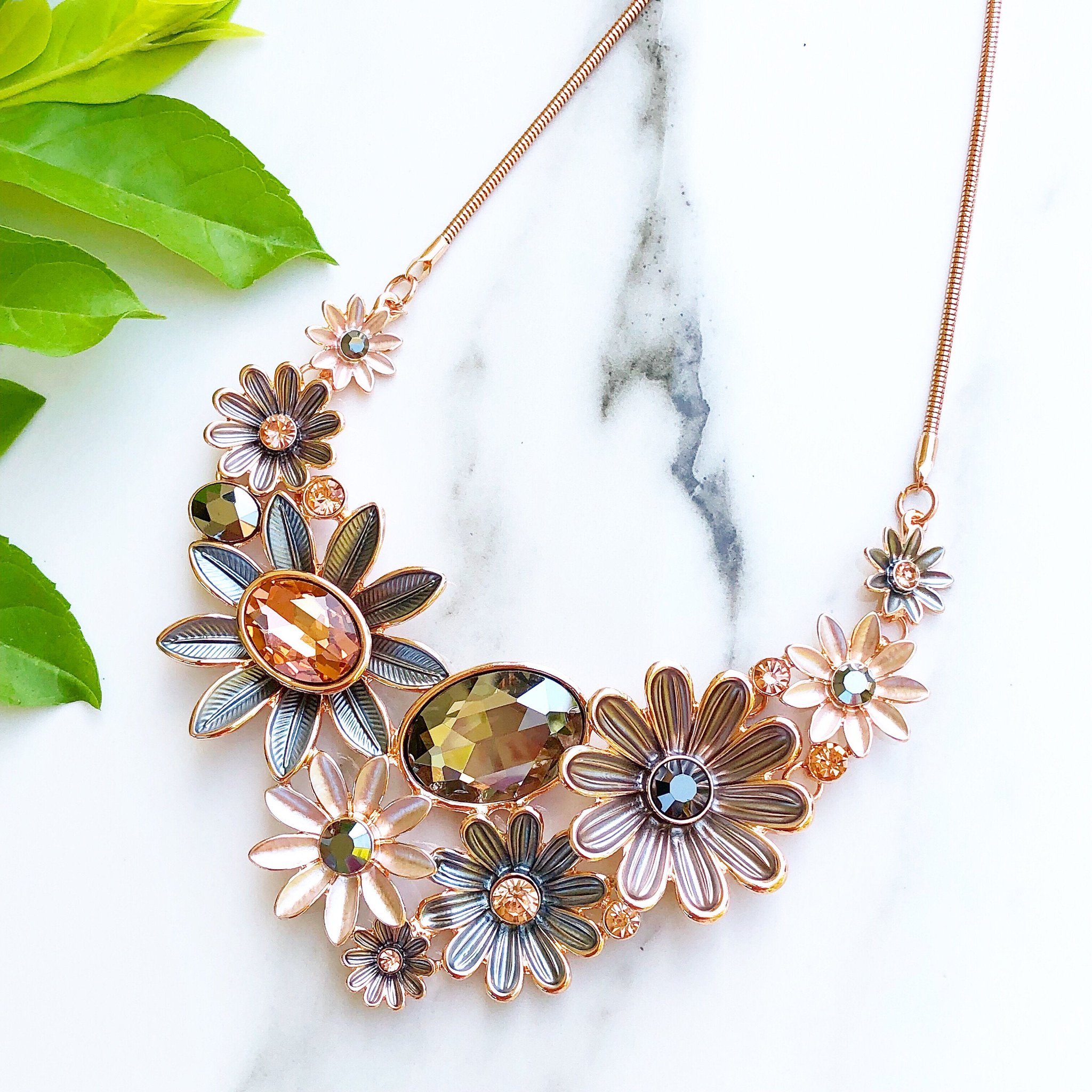 Necklace Day on Twitter "Statement Necklace, Flower Necklace, Rose
