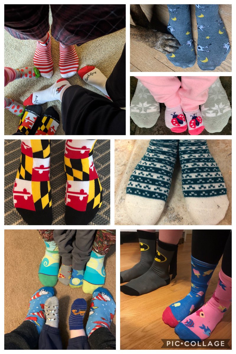 MrKoogle's tweet photo. Though not currently together, West Frederick Middle School is still able to show our love for all of our scholars. Today we celebrate our friends with a little something extra. Happy World Down Syndrome Day!  #WFMSROCKS #WDSD2020 #WDSDatFCPS #LotsOfSocks https://t.co/GzqXIr5FFB