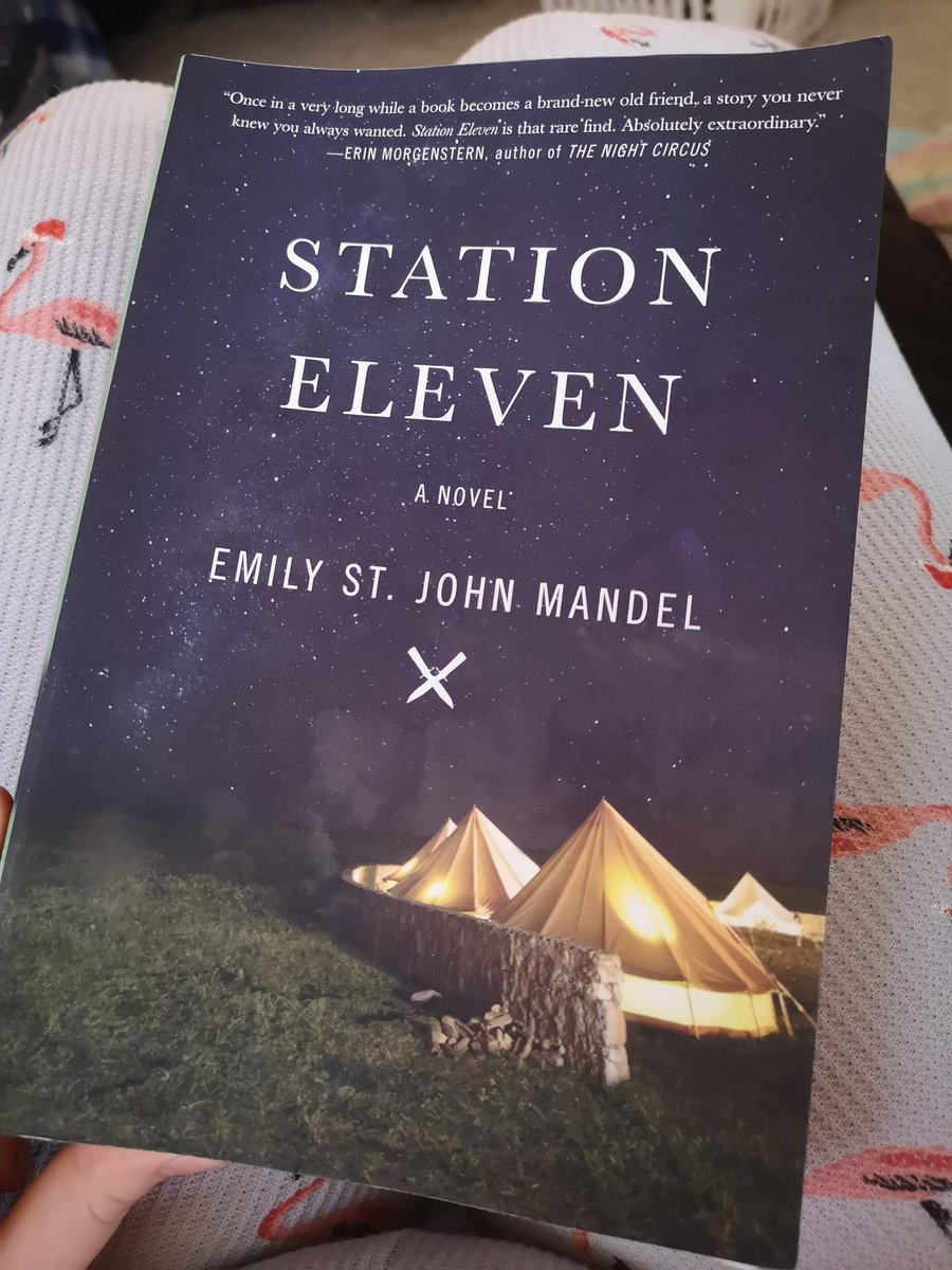 I thought that reading this book would be very fitting with what is going on currently. I liked how this flipped between before and after the flu pandemic in this book. Hopefully this doesn't happen to us!Station Eleven by Emily St. John Mandel .5