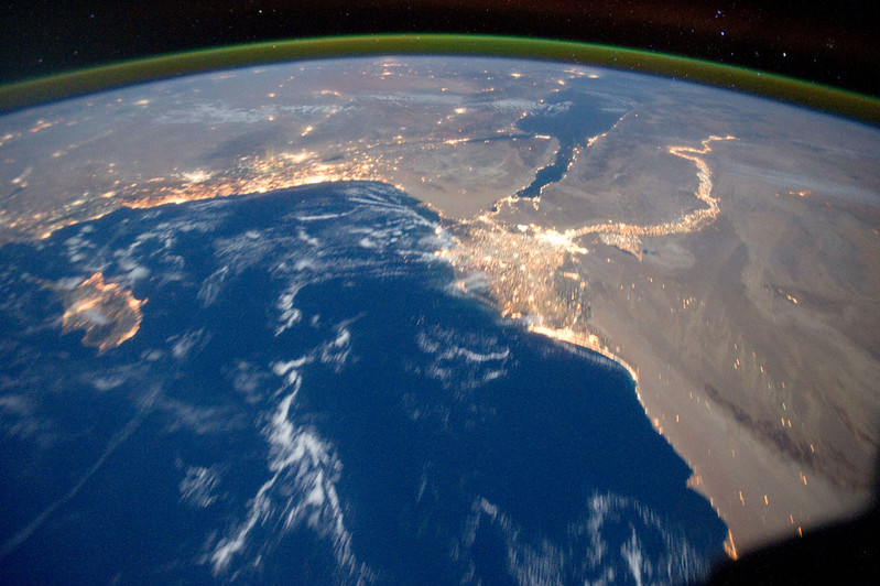 NASA's tweet photo. “Only when it is dark enough can you see the stars.”
—Martin Luther King, Jr.

Pause for a moment and take in the vastness and beauty of our home planet &amp; Milky Way galaxy captured from the vantage point of space. Images: https://t.co/AUaizSBLk1 https://t.co/9zRbSkvPZz