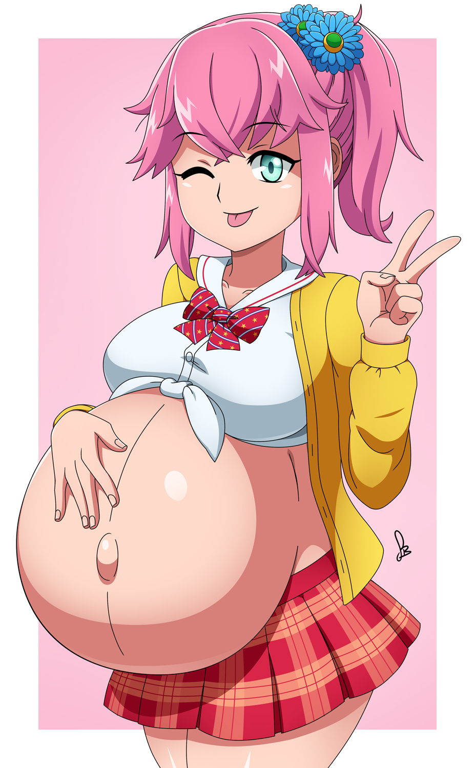 DMY on X: New art! This time, it's a commission for @nirvash_art,  featuring a (very) pregnant Hazumi from Hazumi and the Pregnation, a h-game  by @mihiraghi. Exciting! DeviantArt: t.coAaDOmJflkK  t.cod3ngekVyh7  X