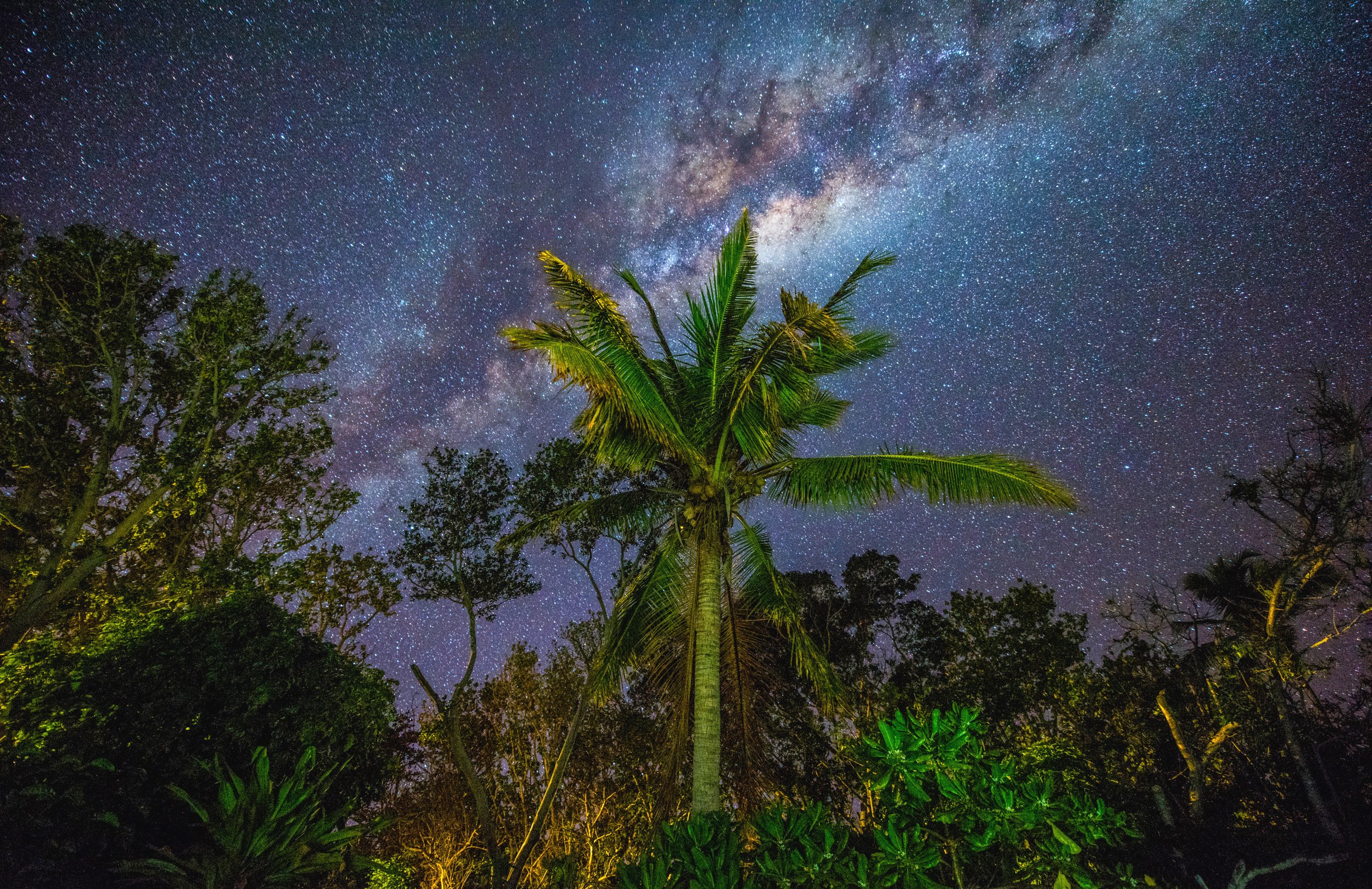 Небо в Фиджи ночью
