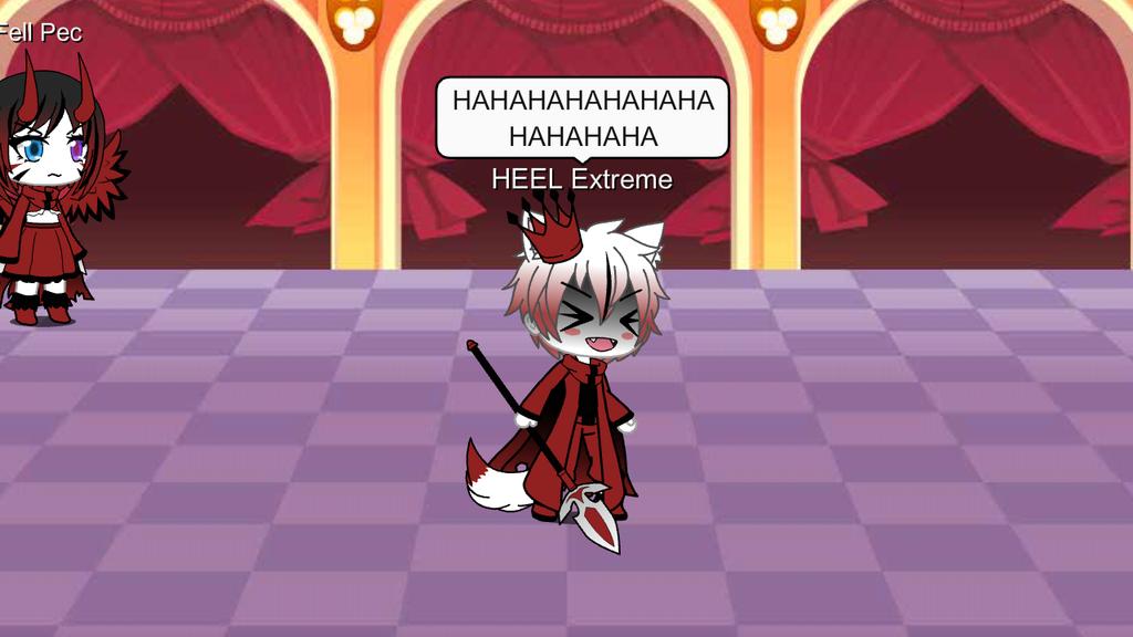 SSlayer0666's tweet image. I made this for @extremeenigma90 and ignore Pec in the background. She's just another weakling. Also the colors are UnderFell theme so yeah.