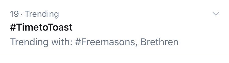 WorvellMichelle's tweet photo. #Freemasons #TimetoToast is trending at 19 in the UK!!!!!!
Keep up the great work. You’re her best 🙌🏻 @UGLE_GrandLodge https://t.co/iaU37IlRj3
