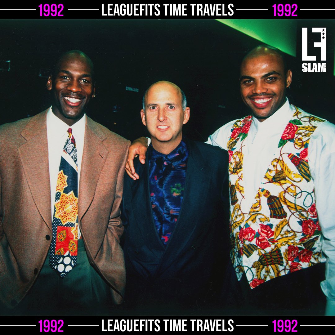 TIME TRAVELS ('92): never knew MJ and chuck had patterns like that in the arsenal.