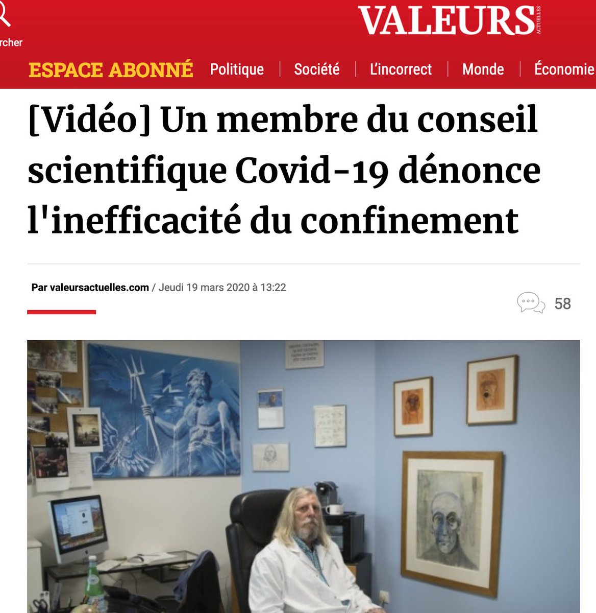 12/ Le Point, Marianne. On se dit: un type avec un profil comme ça, climato-négationniste, grande gueule, bateleur de foire, doit être promu sur Valeurs aussi.On cherche. Et oui…