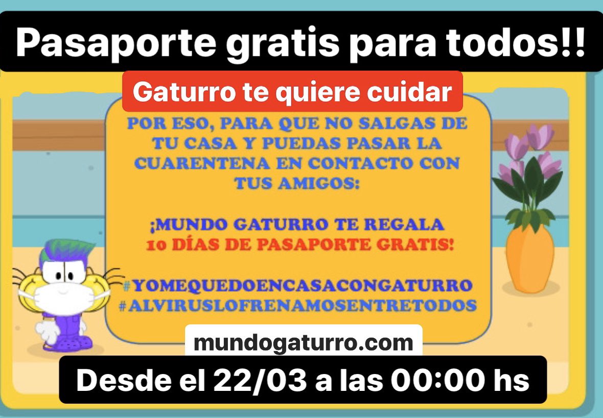 ¿Cuánto tarda en activarse el pasaporte Mundo Gaturro?