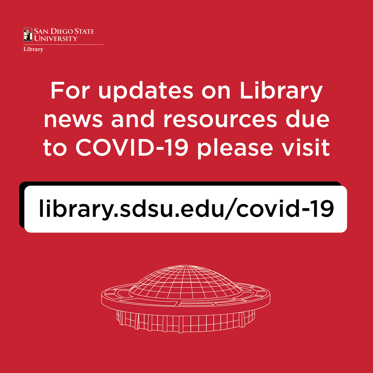 The Library is closed. Many services are available online. For updates, visit library.sdsu.edu/covid-19