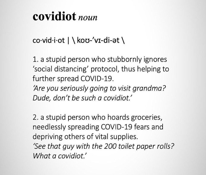 Raise your hand if you're dealing with a #COVIDIOT in your life.🙋‍♂️