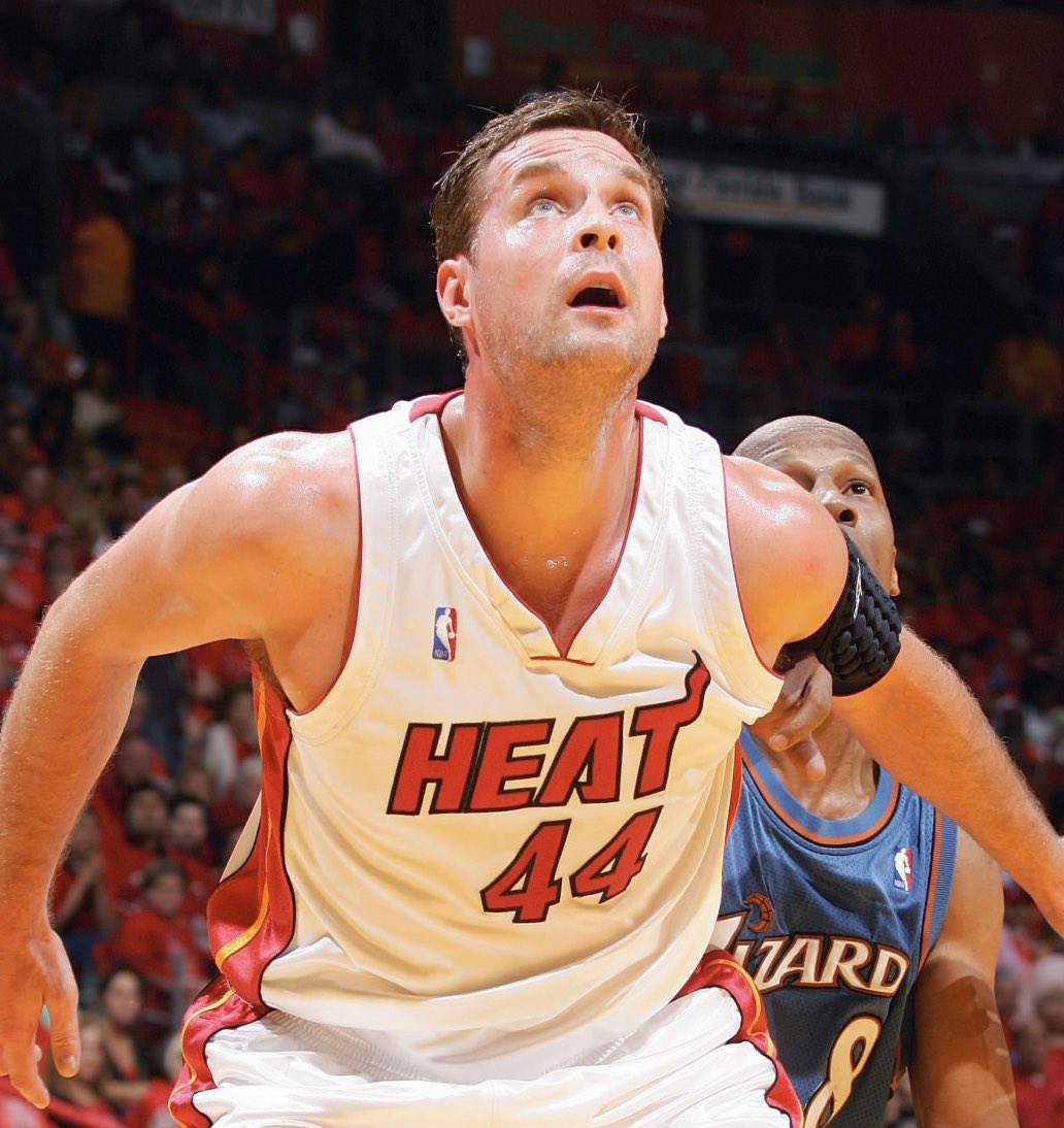 Christian Laettner played 49 regular season games and 13 playoff games as a member of the 2004-05 Miami Heat.