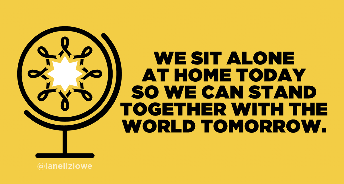 lanelizlowe's tweet photo. Made a little thing for my neighbors. We have a tight-knit community that also happens to be mostly people ages 60+ who are at higher risk for illness and loneliness. I received a request to create a sign of solidarity could be posted in windows and shared online. #StayAtHome https://t.co/mTPvEn1q2e