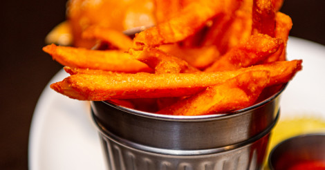 Can't stop won't stop... eating this! French fries