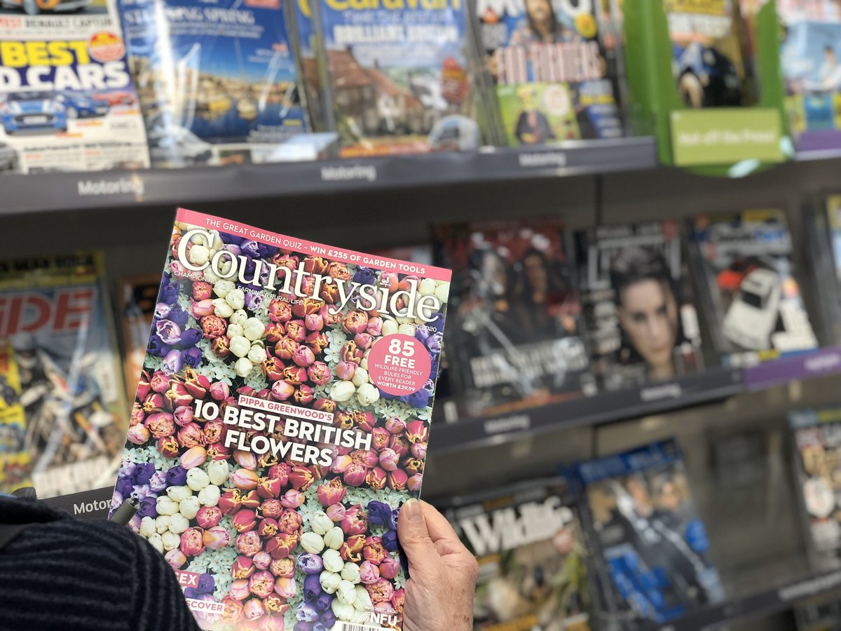 Glad to see the #supermarket hadn’t run out of this great #magazine. Have you picked up your copy of <a href="/nfucountryside/">Countryside</a> yet? Nice photo feature on Bryant Nurseries. . . okay so I’m biased 🤣🤣