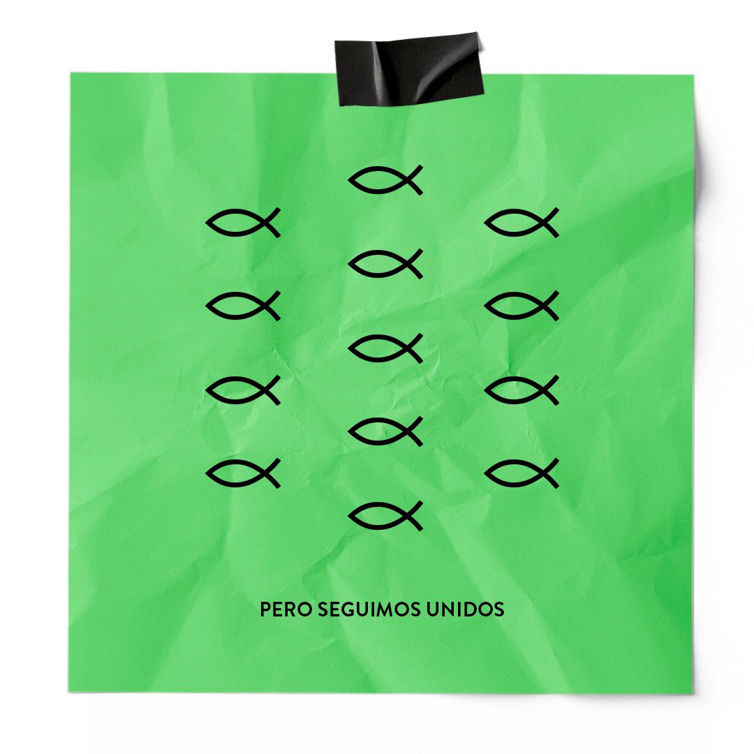 IDEASCOMPARTE's tweet image. Desde IDEAS te hacemos llegar estas imágenes que pueden definir muy bien lo que estamos viviendo como iglesia de Jesús. 
Los locales están vacíos, pero las casas están llenas y los corazones a rebosar.
No estamos juntos, pero estamos unidos. 
Comparte estas imágenes con otros.