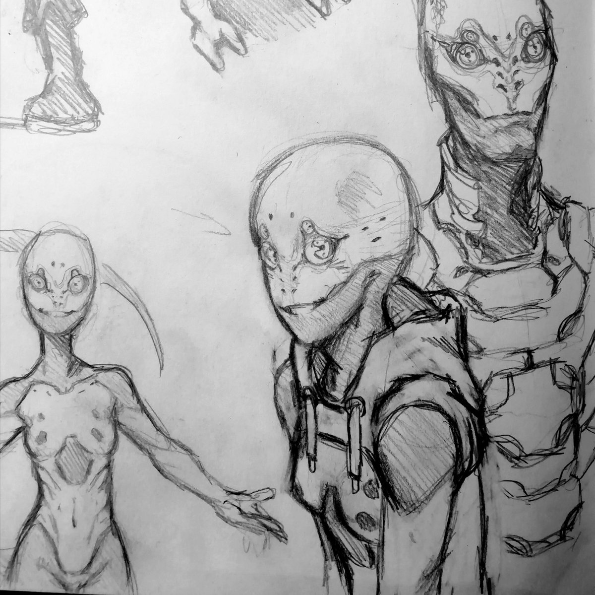 Some sci-fi things
#scifi
#sketches 