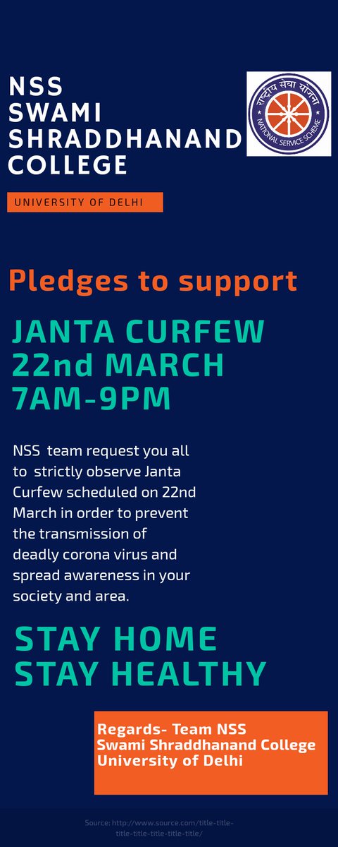 nss_ssncdu's tweet photo. Let's defeat Corona
#StayHomeStaySafe
@ConnectingNss 
@NSS_India_ 
@nss_ssncdu https://t.co/qsgcE5tru0